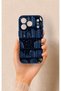 حافظة سيليكون متوافقة مع iPhone 17 Pro بتصميم ليلي ونمط مكتبي