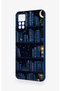 Redmi Note 11 Pro 4g Compatible Night-Themed Bookshelf Patterned Silicone Case - 4