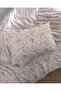 Laurence Single 100% Cotton Ranforce Printed Sheet and Duvet Cover Set - Blue/Beige - 7