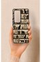 Vivo V30 Compatible Vintage Black Cat Patterned Silicone Case
