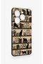 Tecno Spark 20C Compatible Vintage Black Cat Pattern Silicone Case - 2