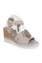 Women's Sandals Genuine Leather Buckle Cork Filling Sole Orthopedic Sole Summer