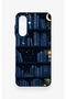Samsung A26 Compatible Night Themed Bookshelf Patterned Silicone Case - 3