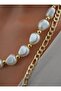 Necklace - Gold Color - - 3