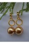 Earrings - Gold Color - - 2