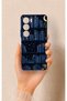 Vivo Y19S Compatible Night-Themed Bookshelf Patterned Silicone Case