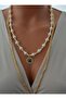 Necklace - Gold Color - - 2