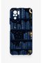 Redmi Note 10-10S Compatible Night Themed Bookshelf Patterned Silicone Case - 2