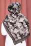 Premium Floral Patterned Shawl Series Bitter Brown - 3