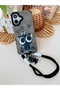 iPhone 17 Compatible Flexible Silicone Case with Plated Charm Cat Design and Toy - 3