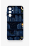 Samsung A16 Compatible Night Themed Bookshelf Patterned Silicone Case - 3