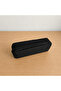 Black Double Compartment Fabric Pencil Case with 2 Compartments Pen Holder - 3