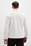 Printed Half-Zip High-Neck Sweatshirt - 8