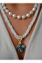 Necklace - White - - 4