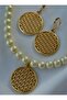Jewelry set - gold color - - 2