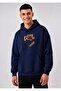 I'M Cool Printed Oversized Men's Hooded Sweatshirt