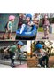 Kids Bike Helmet Set,Kids Protective Gear Set Knee Pads for Toddler Helmet, Knee and Elbow Pads with Wrist Guards for Multi-Sports Skateboarding Bike Scooter Roller Skate - 6