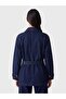 Belted Women's Jean Denim Jacket - 4