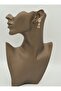Chain Earrings - Rose -