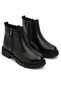 Women's Black Fur-Lined Waterproof Stitched Rubber Non-Slip Sole Guaranteed Winter Casual Boots - 4