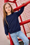 3 Thread Basic Unisex Kids Sweatshirt