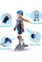 Kids Bike Helmet Set,Kids Protective Gear Set Knee Pads for Toddler Helmet, Knee and Elbow Pads with Wrist Guards for Multi-Sports Skateboarding Bike Scooter Roller Skate - 3