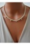Necklace - White - - 4