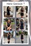 Women's Sleeveless Mini Knitwear Dress with Scarf Accessory Beige, Brown, Burgundy, Anthracite - 8