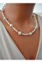 Necklace - White - - 2
