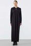 Pola Yaka Rayon Dress Black