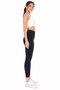 Women's Black Korean Leggings High Waist Stretchy Gathering Look Sporty and Casual Leggings - 3