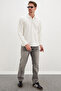 Printed Half-Zip Polo Collar Sweatshirt - 4