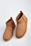 Women's Fur Lined Daily Boots Pasep Light Tan Suede - 4