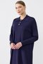 Pola Yaka Rayon Dress Dark Blue - 2