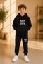 Armikids Unisex Children's Multi-Colored Multi-Printed 2-Piece Hooded Tracksuit Set - 3