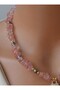 Rose Quartz and Black Pearl Necklace - 5