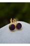 Jade Earrings - Purple -