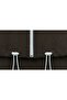 Zippered Elastic Two-Thread Top and Bottom Set - Brown - 3
