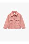 Star Detailed Cotton Covered Pocket Long Sleeve Denim Jacket - 4