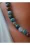 Indian Agate Necklace - Multi-Colored - - 2