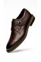 Men's Shoes Classic Single Buckle Monk Strap Leather Groom's Suit Office Stitched Sole Stylish Casual Model