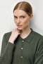 Women's Polo Collar Knitted Sweater A.Green - 3