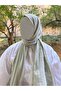 Hijab Women's Cotton Crash Shawl Pastel Green - 4