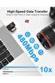 قارئ بطاقات USB إلى SD 2 في 1 عالي السرعة، محول قارئ بطاقات USB مايكرو SD/TF - 2