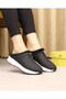 Devila black stretch buckle detailed women's slippers - 2