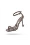Zri̇n-30 Platinum Stone Accessory Platform Evening Dress Heeled Shoes 11 cm - 3