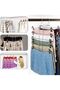 6-Tier Space Saving Hanger with Clips- Multi-Layer Closet Organizer for Clothes, Pants, Skirts & Acc - 5