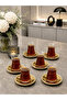 6 Pieces of Gold Wicker Braided Gold Stainless Steel Tea Plate Presentation Serving Coasters - 2