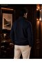 Men's Half-Zip High-Neck Long-Sleeve Sweatshirt - 3