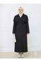 Belted Lined Long Trench Coat - 3